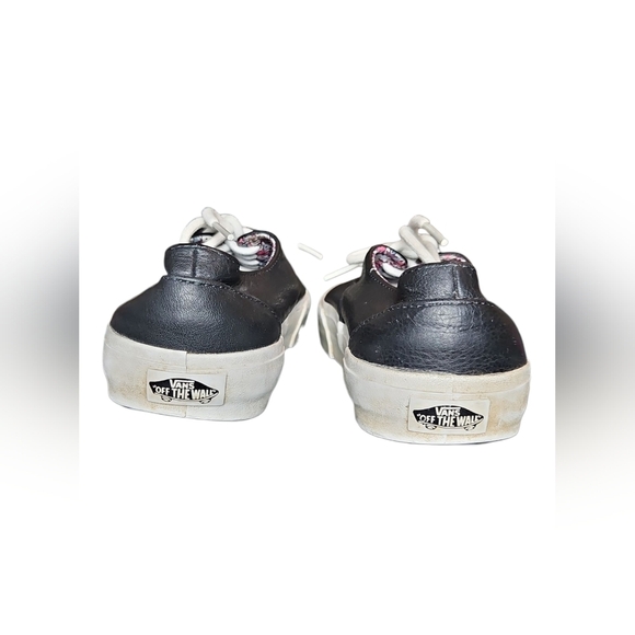 Vans California Black Leather Men's Low-top Lace-up Size Men's 7 Women's 8.5 - Picture 4 of 4